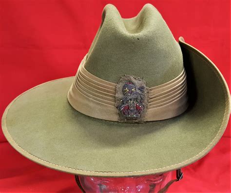 WW2 AUSTRALIAN ARMY BRIGADIER GENERAL’S UNIFORM SLOUCH HAT 1941 HATCRAFT PTY LTD | JB Military ...