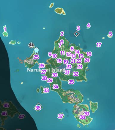 NARUKAMI ISLAND ELECTROCULUS LOCATION Genshin Impact | HoYoLAB