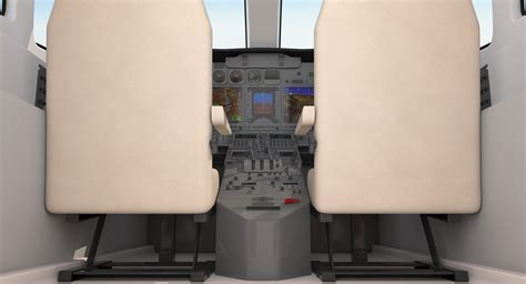 Business Jet Cockpit Model - TurboSquid 1257285