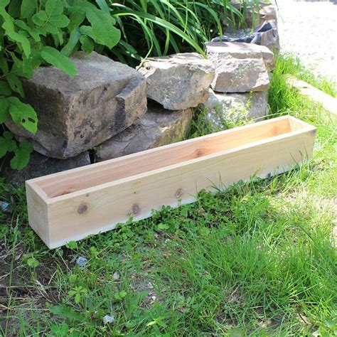 Cedar Wood Planter Box Large Outdoor Planters Wooden Boxes | Large ...