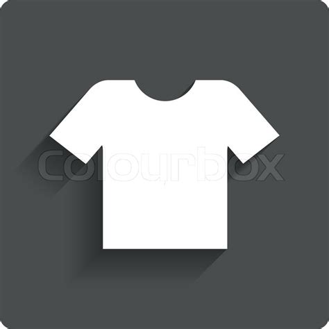 T-shirt sign icon. Clothes symbol. ... | Stock vector | Colourbox