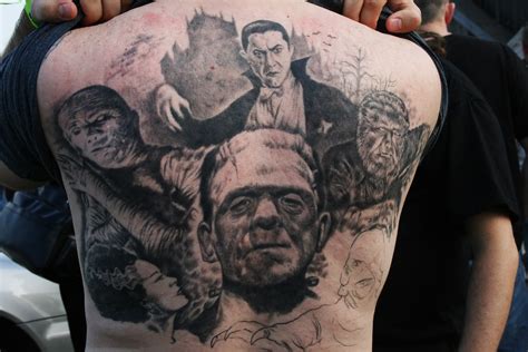 universal monsters tattoo | Explore #201 4/29/08 | April A Taylor | Flickr