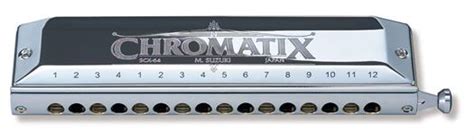 Suzuki Chromatic Harmonica - SCX-64 - Chromatic - Key: C