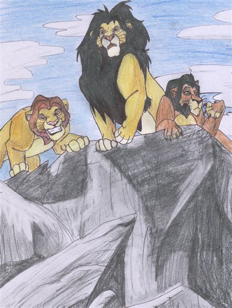 Ahadi, Mufasa and Taka/Scar - Scar Fan Art (30189334) - Fanpop