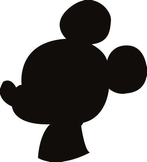 Images For > Mickey Mouse Silhouette Printable | Mickey mouse silhouette, Disney silhouettes ...