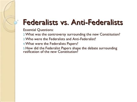 Federalist Vs Anti Federalist Quotes. QuotesGram