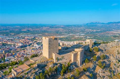 Aerial View of Parador De Jaen in Spain. Stock Image - Image of hotel, heritage: 245665611