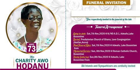 Pin by Noah K. on My Special IMG | Funeral invitation, Funeral posters, Invitation card design