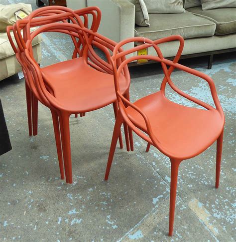 KARTELL MASTERS CHAIRS, a set of four, by Phillipe Starck, 83cm H. (4)