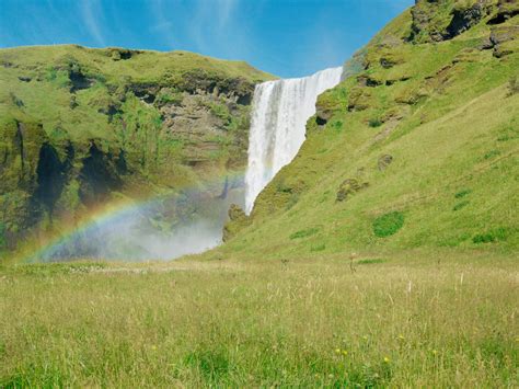 Skogafoss Rainbow - Iceland