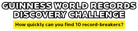 Guinness World Records Discovery Challenge | Guinness World Records