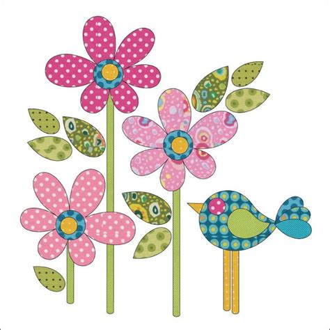 Free Printable Flower Applique Patterns