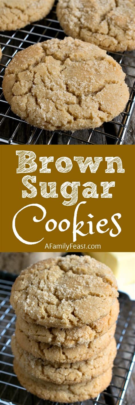 Brown Sugar Cookies - A Family Feast®