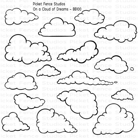 Realistic Cloud Outline