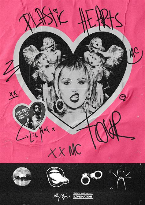 PLASTIC HEARTS TOUR FICTIONAL CONCEPT :: Behance