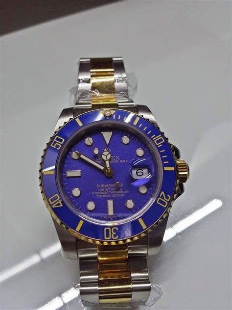 ROLEX CLONE DYNAMO High Quality Swiss Made: ROLEX REPLICA CLONE SUBMARINER ACCIAIO ORO PLACCATO ...