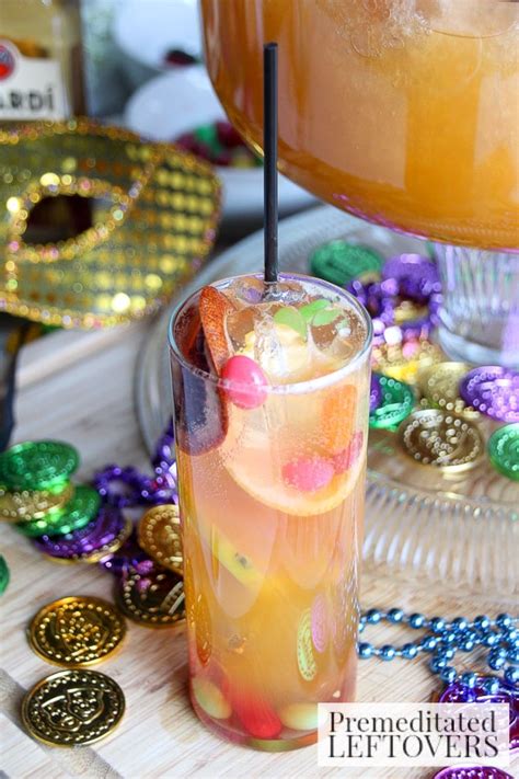 Mardi Gras Punch Recipe - Perfect for Fat Tuesday!