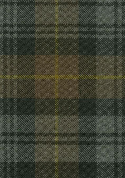 Gordon Clan Weathered Tartan Fabric Swatch