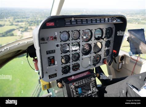 Taking a flight in a Bell Jet Ranger helicopter Stock Photo - Alamy