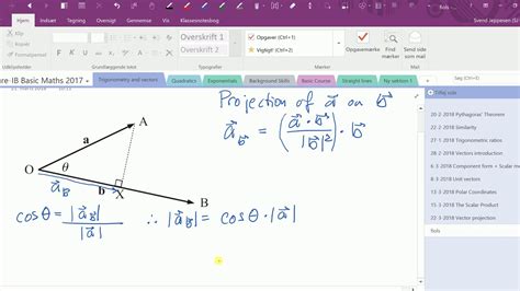 Vector Projection Proof - YouTube