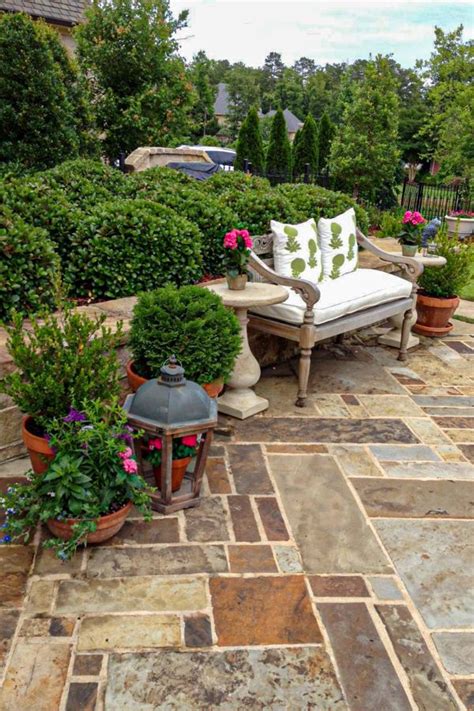 Top Natural Paving Stones Ideas for Patio Designs - Elisabeth's Designs