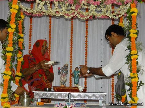 Sri Sri Radha Shyam Sundar Home Deity Installation by HH Radha Govind Maharaj on 05 May 2013 ...