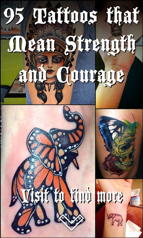 95+Tattoos+that+Mean+Strength+and+Courage | Courage tattoos, Symbols of ...