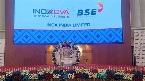 INOX India IPO Listing Highlights updates: Shares list at 43% premium ...