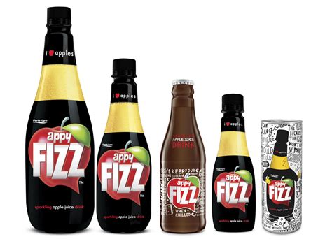 Brand New: New Packaging and Brand Campaign for Appy Fizz by Sagmeister & Walsh