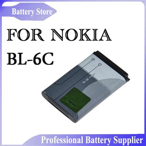 Standard 1150mAh battery BL 6C BL6C for nokia 2110/2116/2125/6016i/6019i/6152/6155/6165/6235 ...