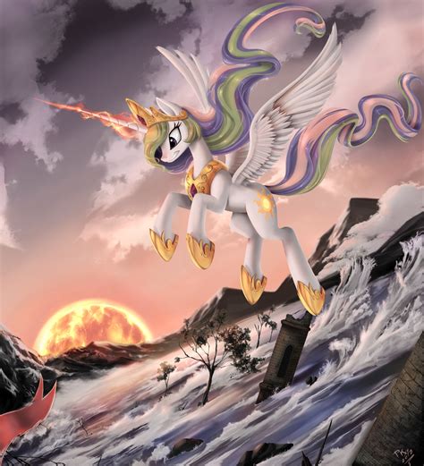 My Little Pony Princess Celestia Anime