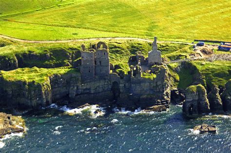 Castle Sinclair Girnigoe Landmark in Wick, Caithness, SC, United ...