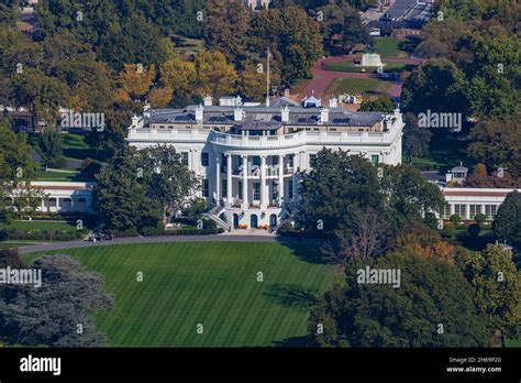 White House aerial view from the Washington Monument Stock Photo - Alamy