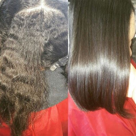 Before and after relaxer. Hair by Evy in Torrance text me at *** ***-**** | Relaxed hair, Hair ...