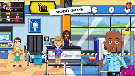 Download My Town : Airport Free on PC with MEmu