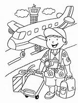 Kleurplaten Thema ZomerVakantie / Creatief Met Kinderen  sketch template