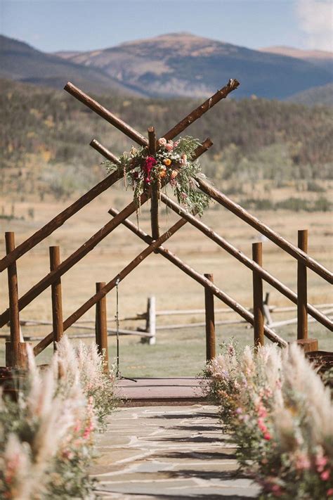 Colorado Ranch Wedding with a Jewel-Toned Reception | Ranch wedding, Colorado ranch, Western ...