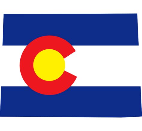 Colorado State Flag Decal - Customizable Design