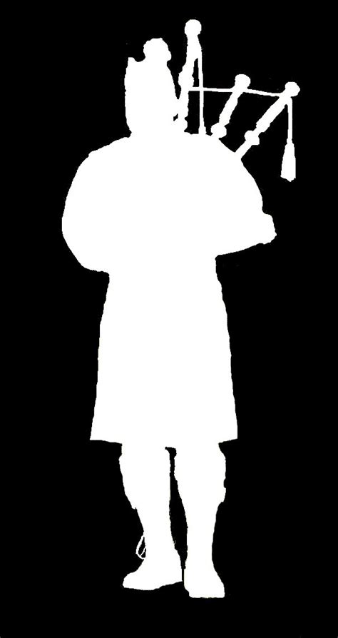 Bagpiper Silhouette at GetDrawings | Free download