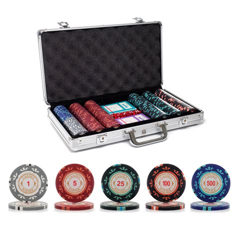 300 pc. 14g Casino Royale Poker Chip Set with Aluminum Case | Casino Supply
