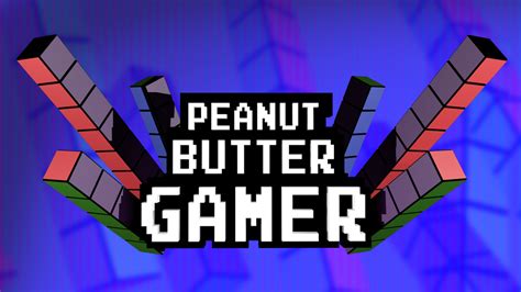 Peanut Butter Gamer Logo 3D by ScottCanDraw on DeviantArt