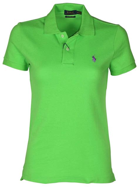 polo-ralph-lauren - polo ralph lauren women's mesh the skinny polo shirt-green-xs - Walmart.com ...