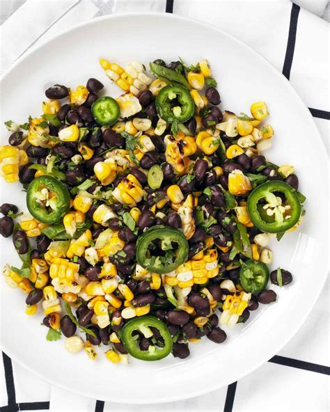 Spicy Black Bean Salad with Grilled Corn | Last Ingredient