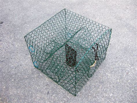 Blue Crab Trap - Galvanized or Vinyl Coated Wire Trap – Lee Fisher Fishing Supply