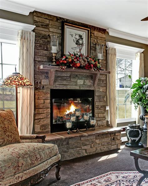 Gorgeous stone fireplace ark id tips for 2019 | Rustic farmhouse ...