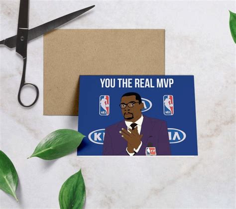 Kevin Durant You the Real MVP Dad Birthday Card Funny Card | Etsy