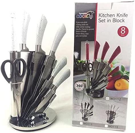 Stainless Steel Kitchen Knife Set 8 Pieces - Wholesalesupply