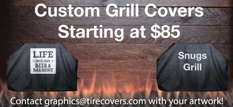 Custom Grill Cover | Logo Grill Cover | American Made Grill Cover