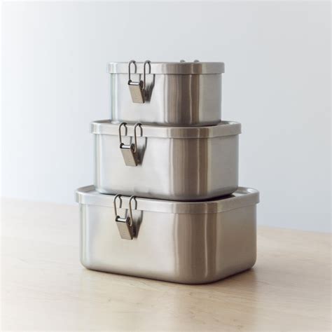 Japanese Stainless Steel Lunch Boxes | Japanese Bento Box (S) - Native ...