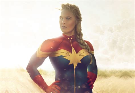 Ofrecen estelar de Captain Marvel a Ronda Rousey... ¡para versión porno! | Cine PREMIERE